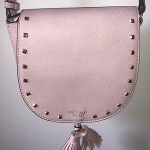Pink Leather Victoria Secret Mini Purse